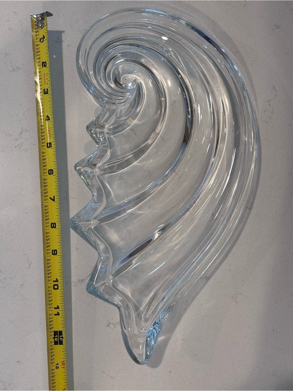 Vintage Mikasa Crystal Shell Dish - Picture 3 of 7